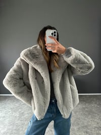 Tiera Gri Premium KürkGausMONTGU002871