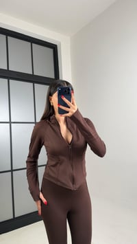 Kahve OYS Model Ceket Tayt Takım GAUS-00941GAUSTAKIMGAUS-00941