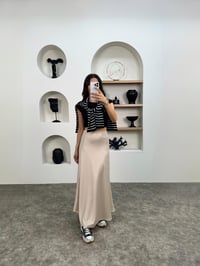 Oliv Taş Maxi Saten EtekGausETEKGU008937
