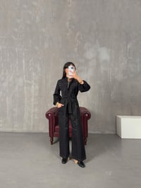 Belami Siyah Kuşaklı Gabardin TulumGausTULUMGU100406