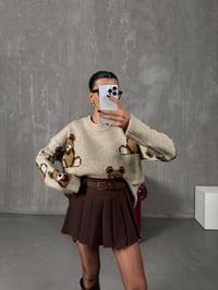 Lavis Vizon Teddy Örme Triko KazakGausKAZAKGU10079