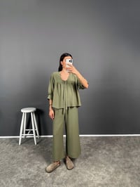 Jil Haki Pinterest Keten İkili TakımGausTAKIMGU008134
