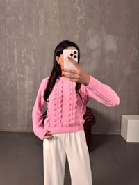 Chers Pembe Bisiklet Yaka Yumoş KazakGausKAZAKGU00904233