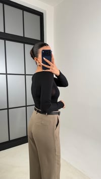 Vizon Kemerli Paça Detaylı Kumaş Pantolon GAUS-00553GAUSPANTOLONGAUS-00553