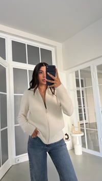 Krem Yumuşak Dokulu Triko Hırka GAUS-02022GAUS الكارديغان  GAUS-02022