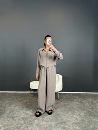 Esna Vizon İthal Tensel Kumaş İkili Takım GausTAKIMGU004646