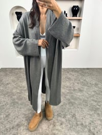 Pons Gri Oversize Uzun HırkaGausHIRKAGU0090365