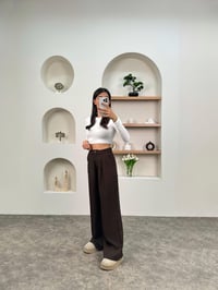 Maks Kahve ZR Model Palazzo PantolonGausPANTOLONGU00903559