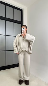 Taş Bomber Hırka Beli Lastikli Pantolon İkili Takım GAUS-00556GAUSTAKIMGAUS-00556