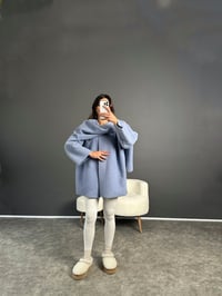 Almina Mavi Atkılı KabanGausKABANGU002909