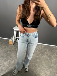 Davy Buz Mavisi Eskitme Wide Leg Jean GausDENİM PANTOLONGU008853