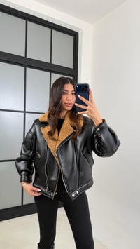 Kahve İçi Peluşlu Deri Mont GAUS-00608GAUSMONTGAUS-00608