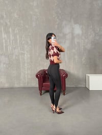 Raser Siyah Topuktan Geçirmeli Yumuşak Dokulu TaytGausTAYTGU100360