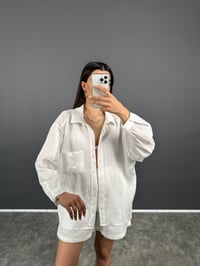 Lope Beyaz Premium Salaş GömlekGausGÖMLEKGU008243