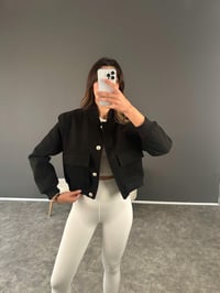RD Siyah Bomber Kaşe Ceket GausCEKETGU002627