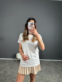 Beyaz Basic Tshirt GausTSHIRTGU003994