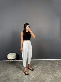 Arion Beyaz Ayrobin Keten Pantolon GausPANTOLONGU008495