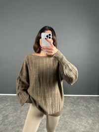 Sarah Vizon Kayık Yaka KazakGausKAZAKGU004009