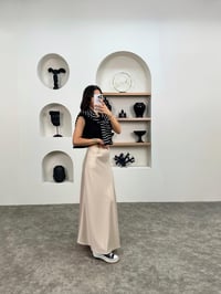 Oliv Taş Maxi Saten EtekGausETEKGU008937