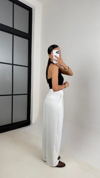 Beyaz Kumaş Palazzo Pantolon Gaus00593GausPANTOLONGU1002387