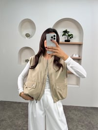 Belen Vizon Cepli Fermuarlı Paraşüt YelekGausYELEKGU00903638