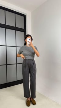 Antrasit Cepli Kumaş Pantolon GAUS-00544GAUSPANTOLONGAUS-00544