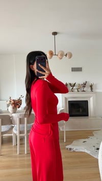 Kırmızı ZR Model Atlet Detaylı Hırka Pantolon İkli Takım GAUS-02100GAUSTAKIMGAUS-02100