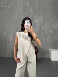 Taş Kuşaklı Keten Takım Gaus00214GausSuitsGU1001497