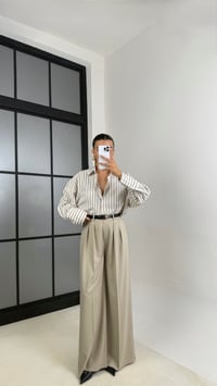 Taş Kemerli Cepli Palazzo Pantolon GAUS-00142GAUSPANTOLONGAUS-00142