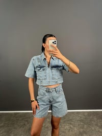 Zr Model Denim Şortlu Takım GausTAKIMGU008521