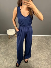 Helgi Lacivert  Beli Lastikli Pike Modal TulumGausTULUMGU008446