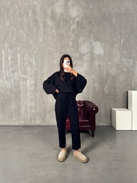 Wax Siyah Modal Kumaş TakımGausTAKIMGU00903917