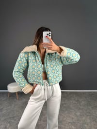 Çiçekli İçi Kürklü MontGausMONTGU002444