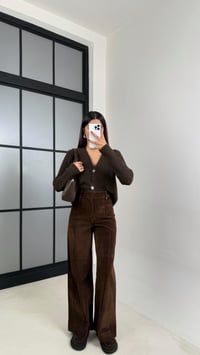 Kahve Kadife Pantolon GAUS-00331GAUSPANTOLONGAUS-00331