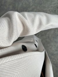 Willy Ekru Balıksırtı Premium Uzun Astarlı Kaban GausKABANGU004202