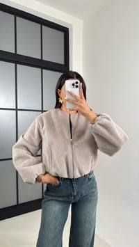 Taş Astarlı Bomber Kürk Ceket GAUS-00513GAUSCEKETGAUS-00513