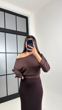 Acı Kahve ZR Muadil Likralı Yumuşak Kumaş Etek GAUS-00801GAUSETEKGAUS-00801