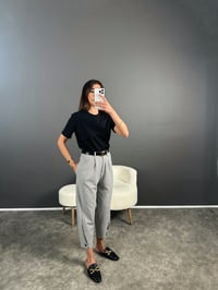 Gri Paçası Düğmeli Zr Model PantolonGausPANTOLONGU007209