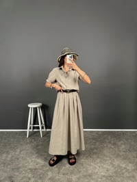 Fleur Açık Vizon Zr Model Etek Bluz Takım GausTAKIMGU008177