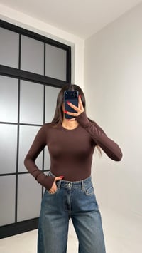 Acı Kahve Basic Bodysuit GAUS-00940GAUSBODYSUİTGAUS-00940