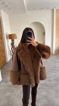 Kahve Astarlı Cepli Premium Kürk GAUS-00763GAUSCEKETGAUS-00763