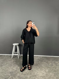 Jil Siyah Pinterest Keten İkili TakımGausTAKIMGU008135