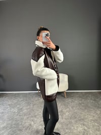 Rimi Kahverengi İçi Peluş Tasarım Kemer Detaylı Mont GausMONTGU003033