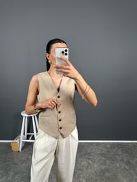 Lz Taş Astarlı YelekGausYELEKGU008273