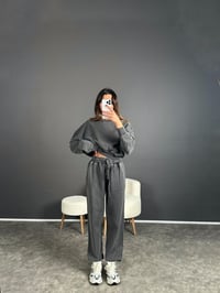 Kais Gri Premium Eskitme İkili Takım GausTAKIMGU003979