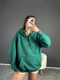 Nadia Koyu Yeşil  Şardonlu SweatshirtGausSWEATSHIRTGU002417