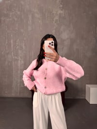 Toms Pembe Düğmeli Yumoş HırkaGausHIRKAGU00904236