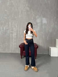 Shake Koyu Lacivert CS Muadil Flare JeanGausDENİM PANTOLONGU100170