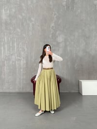 Jolena Yeşil Astarlı Vual Kumaş EtekGausETEKGU100352