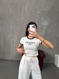 Rambe Beyaz Yazı Baskılı TshirtGausTSHIRTGU100484